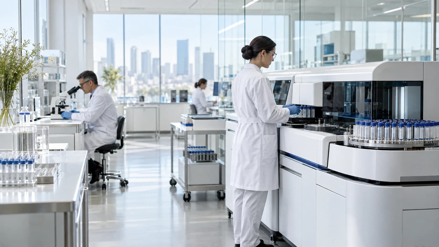 Healthcare & Bio-Intelligence concept visualization